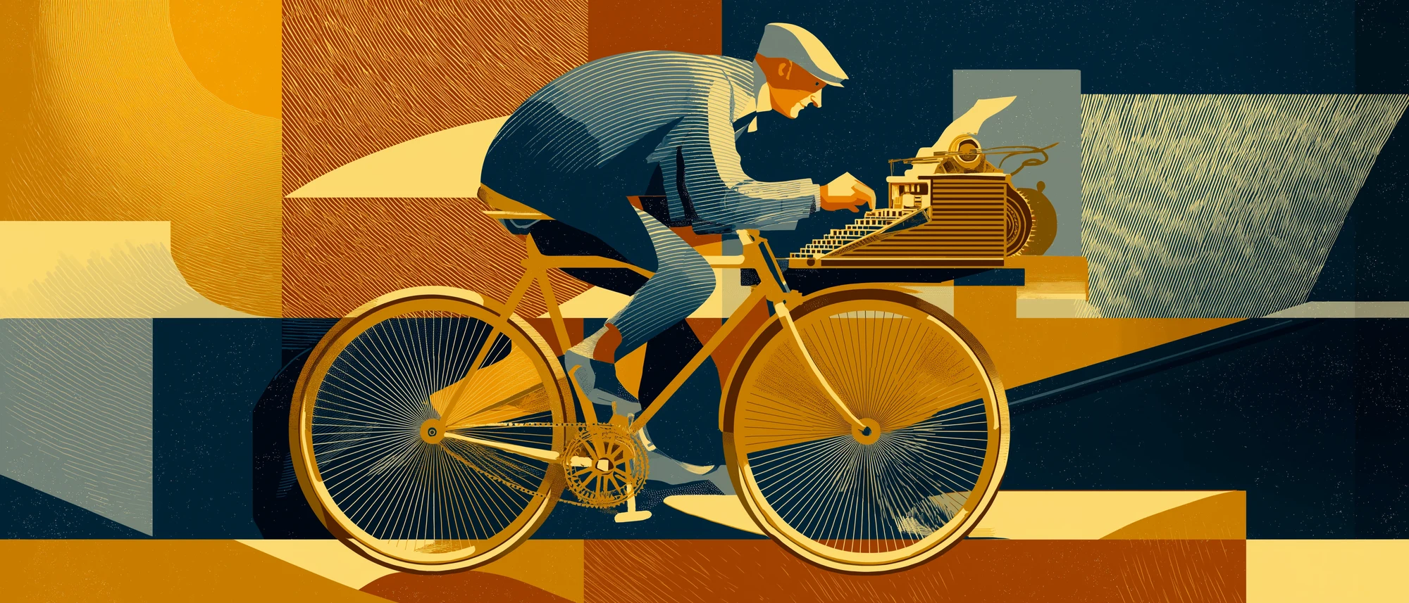 Ciclistas en una ruta uruguaya — imagen de cabecera del directorio de cicloturismo
